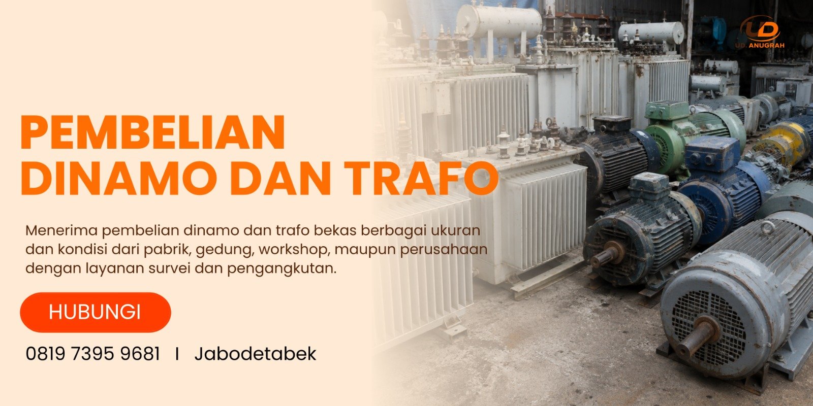 Pembelian dinamo dan trafo bekas